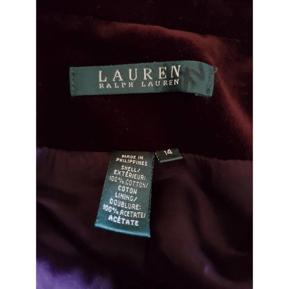 Lauren Ralph Lauren Burgundy Blazer - Picture 4 of 8